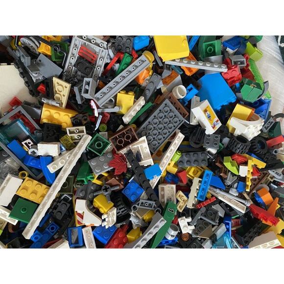 LEGOS Huge Lot Mixed UNSEARCHED 9.5+ lbs Bricks Plates Wheels MIni Figures Figs - Picture 13 of 16